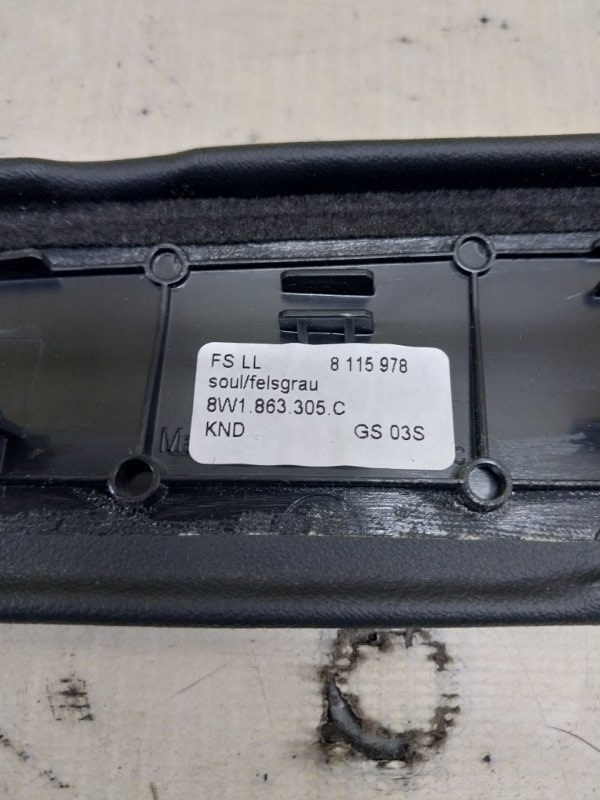 Накладка центральной консоли левая S5 2017 Coupe 3.0 CWGD