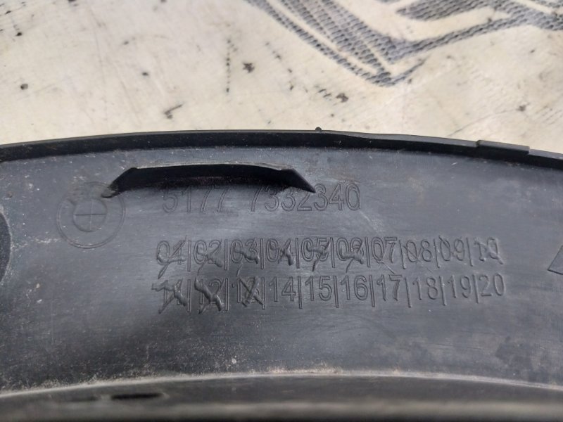 Накладка арки крыла задняя правая X1 2020 F48 B46A20O1 Накладка арки крыла задняя правая X1 2020 F48 B46A20O1