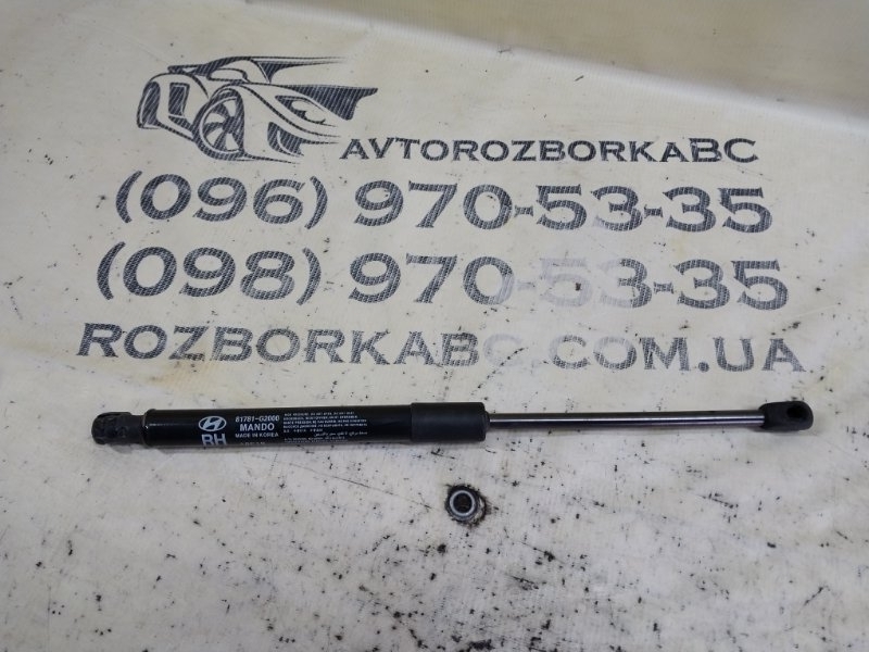 Запчасть амортизатор капота правый Hyundai Ioniq Hybrid 2019 1.6 DOHC - GDI 81781G2000 Б/У Амортизатор капота правый Hyundai Ioniq Hybrid 2019 1.6 DOHC - GDI 81781G2000 Б/У