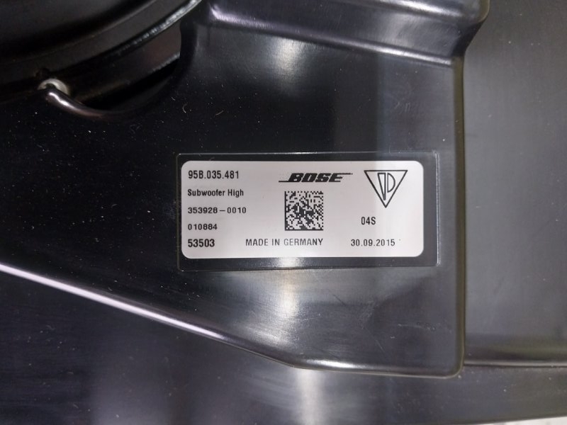 Сабвуфер Porsche Macan 95B CTMA