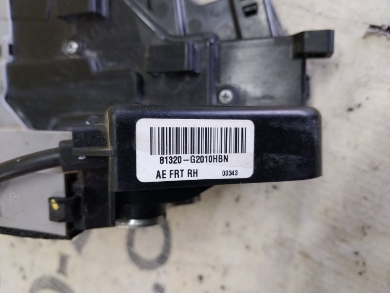 Замок двери передний правый Ioniq Hybrid 2019 1.6 DOHC - GDI