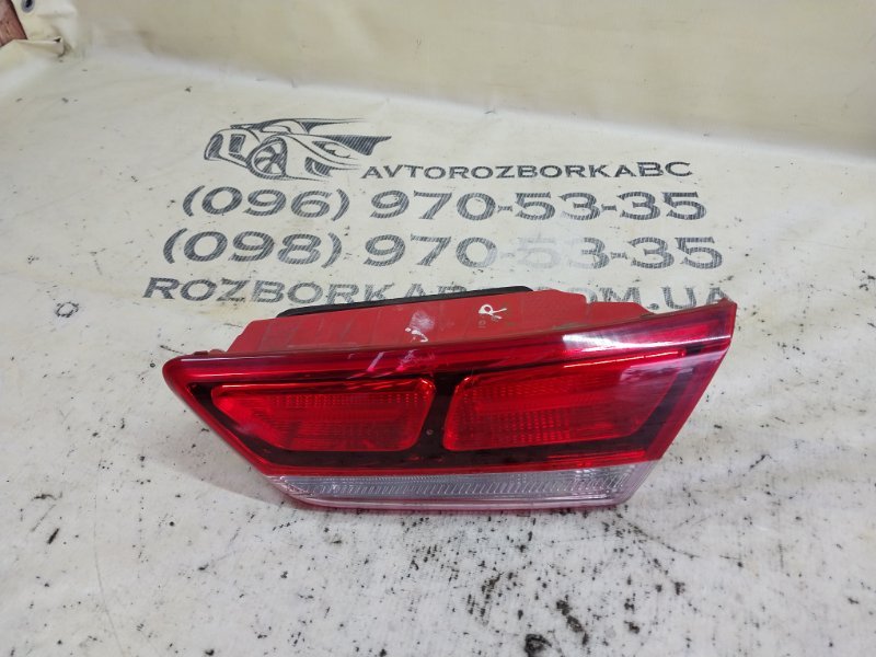 Фонарь внутренний правый KIA Optima JF 2018 FWD 2.4 92404D5000 Б/У