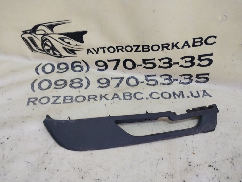 Накладка на бампер передняя правая Land Rover Evoque 2016 L538 2.0L 16V TIVCT T/C Gen2 LR071802 Б/У