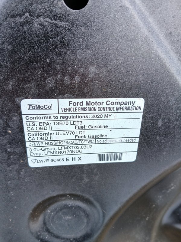 Капот передний Explorer 2020 3.0