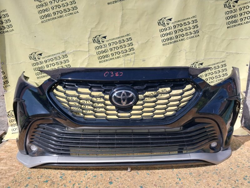Запчасть бампер в сборе передний Toyota HIGHLANDER 2022 3.5 521190E950 Б/У Бампер в сборе передний Toyota HIGHLANDER 2022 3.5 521190E950 Б/У