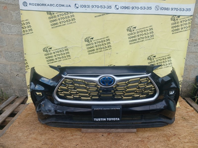 Бампер в зборе передний Toyota Highlander Hybrid 2021 LE 2.5 521190E950 Б/У