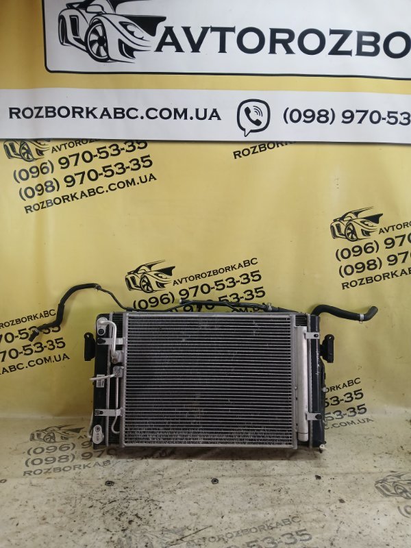 Радиатор охлаждения двигателя Hyundai Ioniq Hybrid 2019 1.6 DOHC - GDI 25310-G2000 Б/У