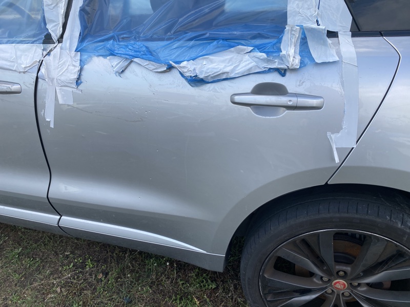 Двери в сборе задние левые jaguar f-pace 2017 3.0L DOHC GDI SC V6 БЕНЗИНОВЫЙ supercharger T4A1371 Б/У