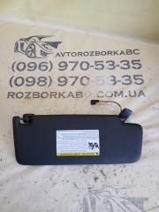 Козырек солнцезащитный передний левый Audi Q3 2021 Б/У Козырек солнцезащитный передний левый Audi Q3 2021