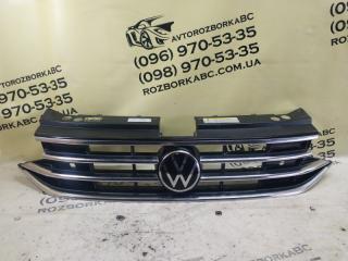 Решетка бампера передняя Volkswagen Tiguan 2022 Б/У Решетка бампера передняя Volkswagen Tiguan 2022